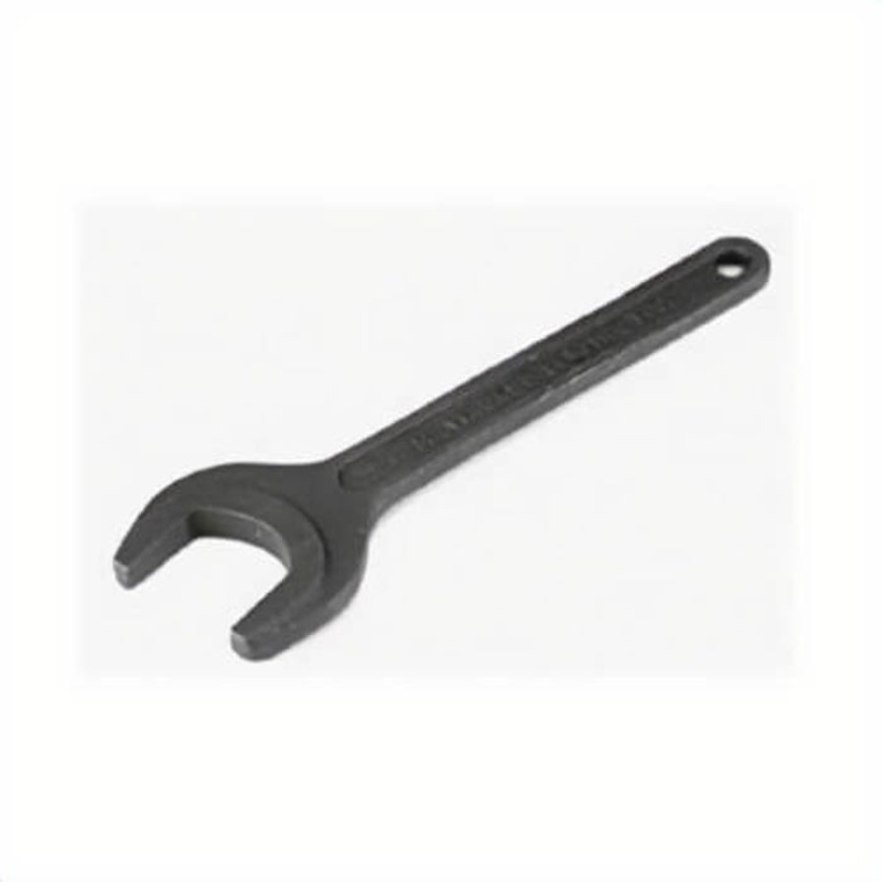 Milwaukee 49-96-0365 Router Collet Open End Wrench, 1-1/8 in Wrench, 15 Offset, 6.65 in L, Drop Forged Steel, Gray, ASME B107.6