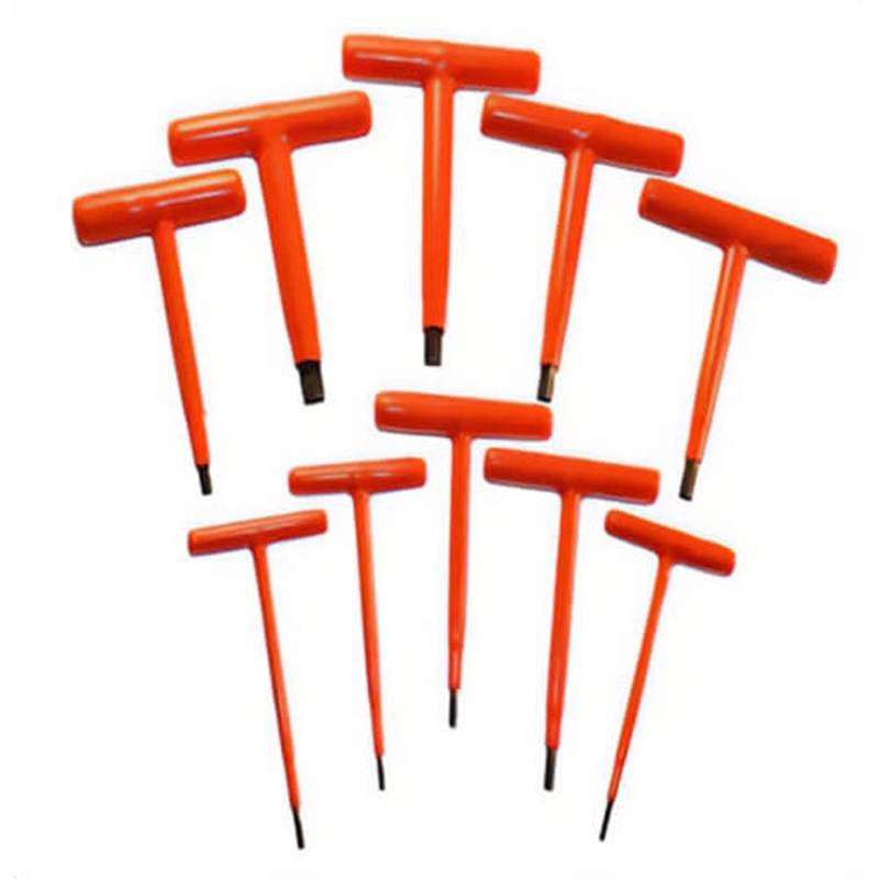 Cementex MHKS-4T Metric T-Handle Wrench Kit, 4 pc