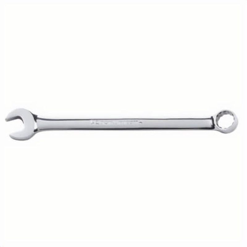 Gearwrench 81735 Long Length Open End Combination Wrench, 1-1/4 in Wrench, 12 Points, 15 Offset, 16 in OAL, Premium Alloy Steel