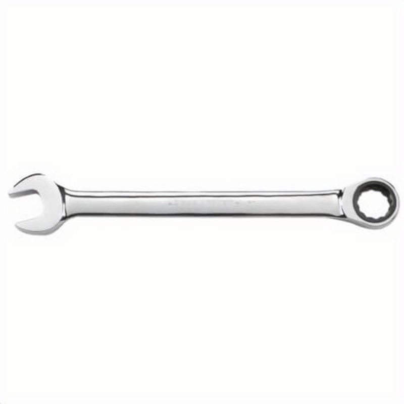 Gearwrench 9040 Open End Regular Length Combination Wrench, 1-7/16 in Wrench, 12 Points, 0/15 Offset, 19.685 in OAL