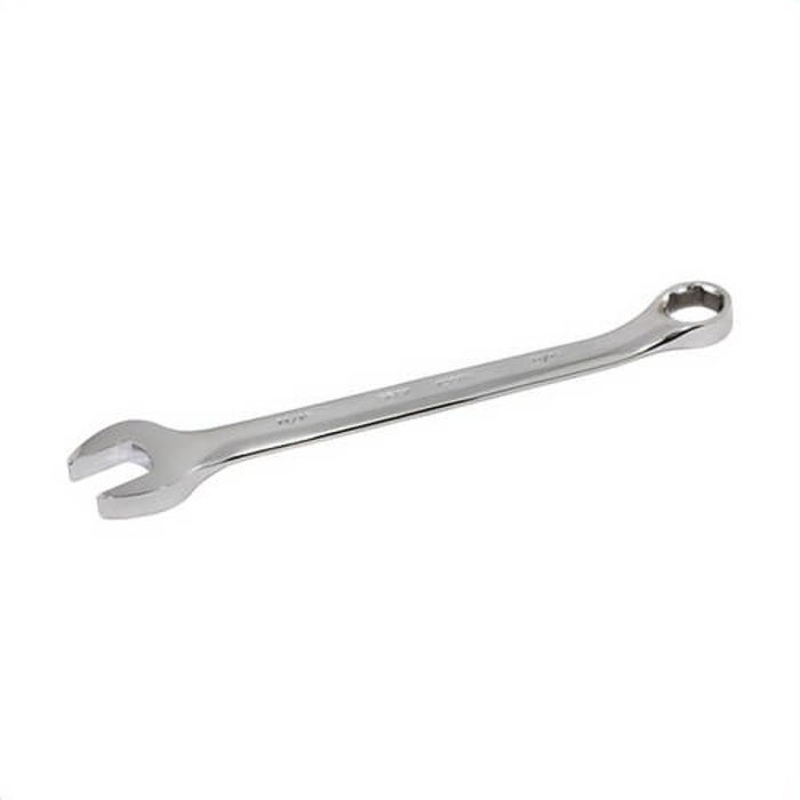Gray Tools 3222 Combination Wrench, Imperial, 11/16 in, 6 Points, 15 Offset, 8.87 in OAL, Polished Chrome, ANSI B107.6|AS954