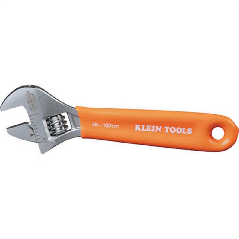 Klein O5064 Extra-Capacity Adjustable Wrench, 6140 Forged Steel, 4 in