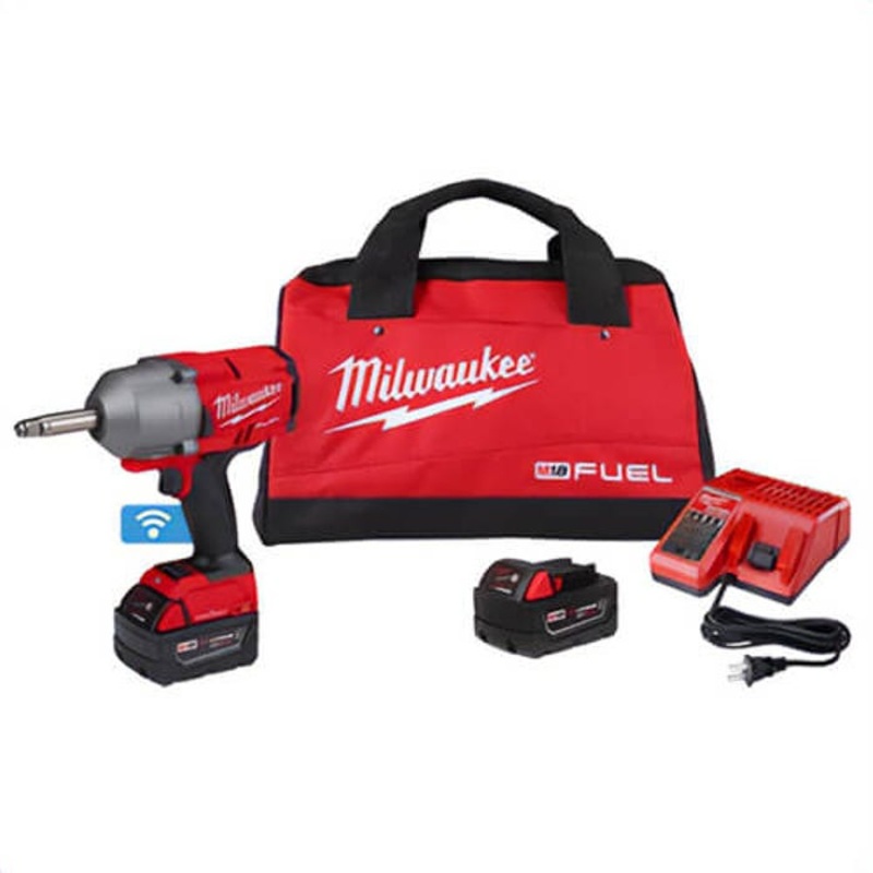 Milwaukee 2769-22R M18 High Torque Wrench, 1/2 in Drive 4-Mode Drive, 1,100 ft-lb Torque Rating, 18V, 10.1 in OAL