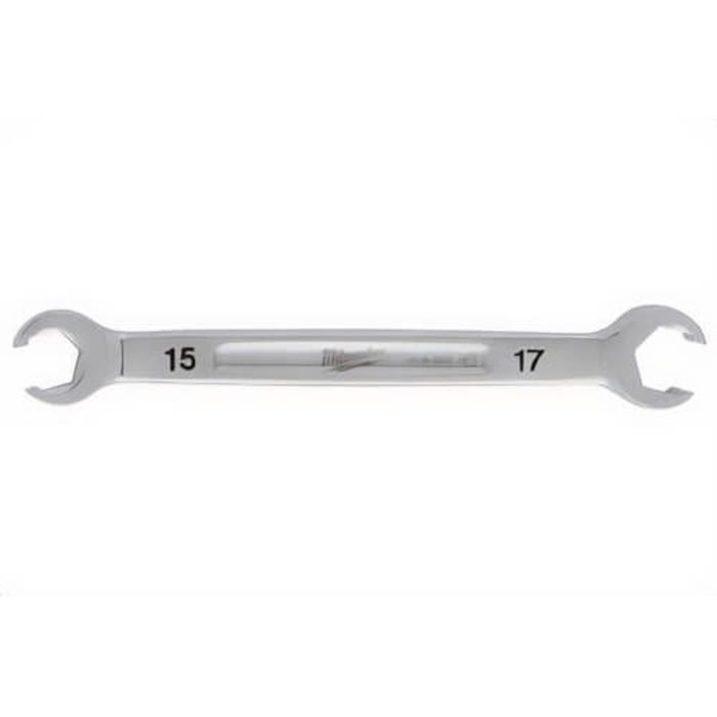 Milwaukee 45-96-8353 Double End Flare Nut Wrench, 15 mm x 17 mm