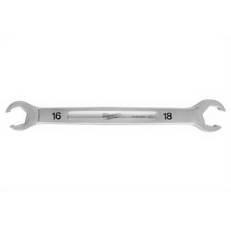 Milwaukee 45-96-8354 Double End Flare Nut Wrench, 16 mm x 18 mm