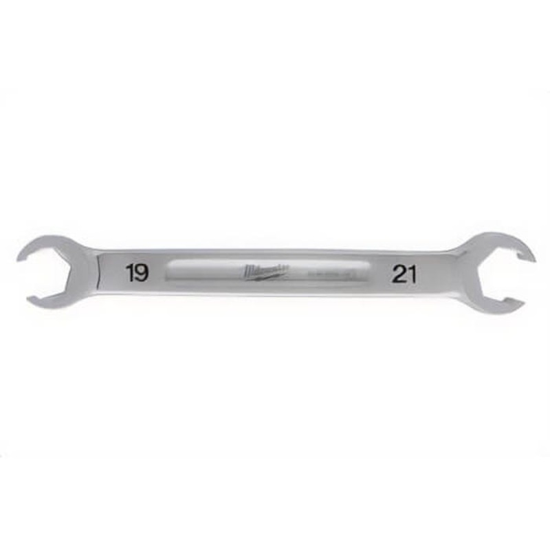Milwaukee 45-96-8355 Double End Flare Nut Wrench, 19 mm x 21 mm