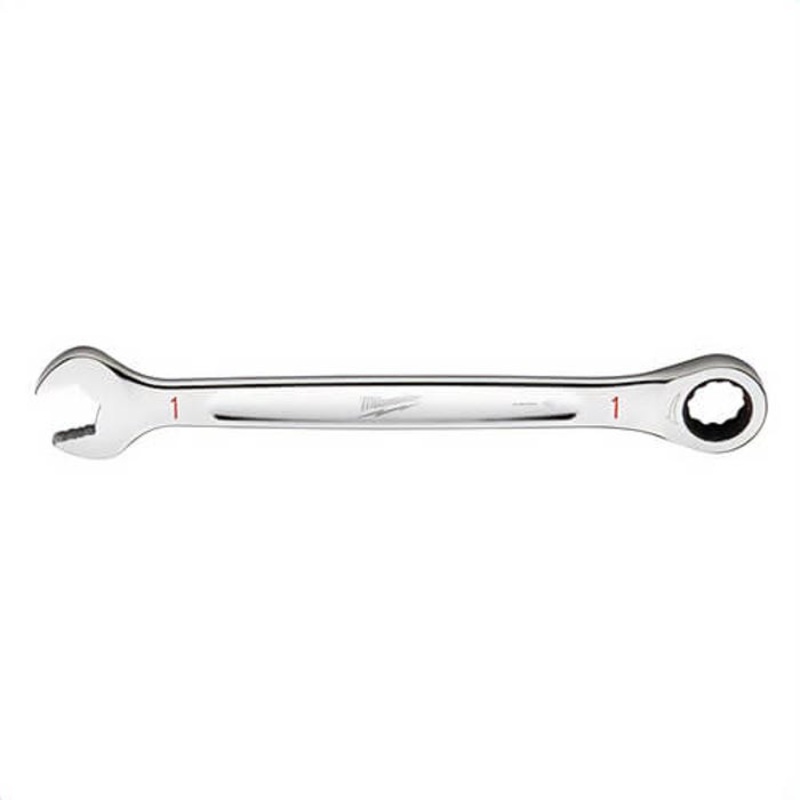 Milwaukee 45-96-9232 Ratcheting Standard Length Combination Wrench, 1 in Wrench, 12 Points, Steel