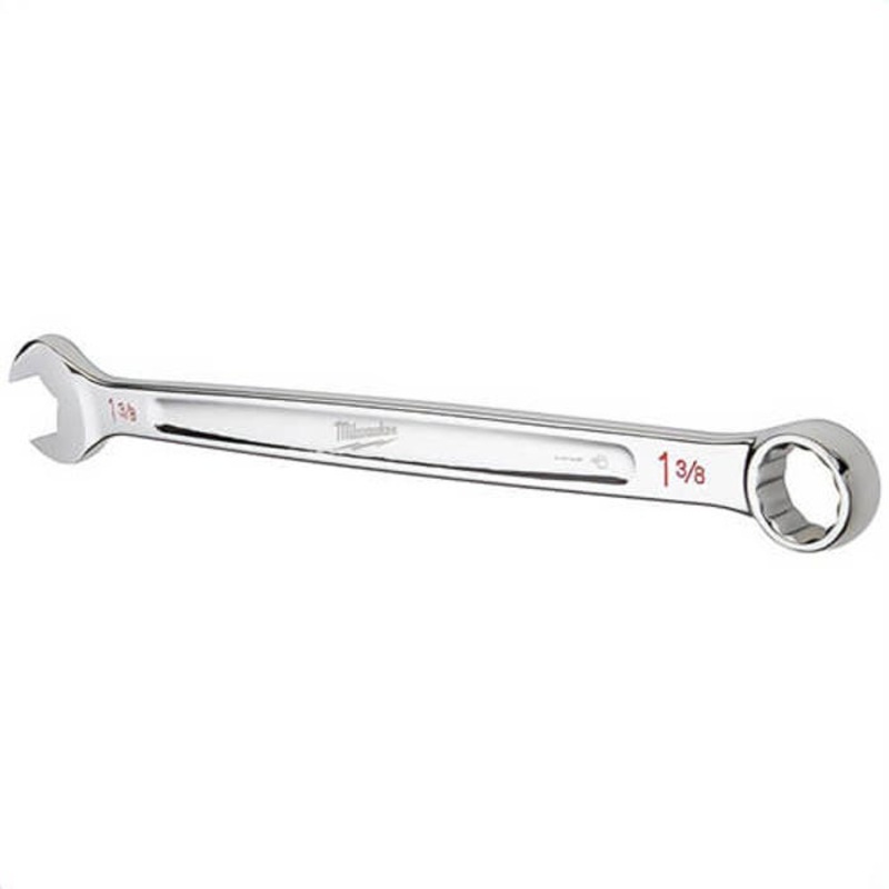 Milwaukee 45-96-9236 Ratcheting Standard Length Combination Wrench, 1-1/8 in Wrench,12 Points, Steel
