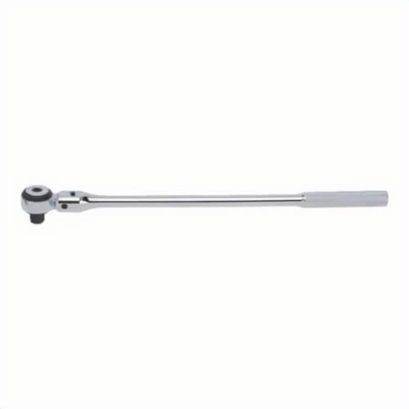 Proto J5457F Flexible Non-Insulated Hand Ratchet, Imperial, 1/2 in Drive, Flex/Round Head, 17 in OAL, Steel, Full Polished
