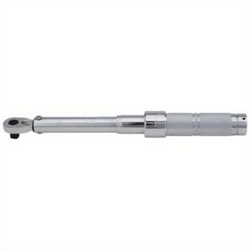 Proto J6064CXCERT Micrometer Torque Wrench, 3/8 in Drive, 40 to 200 in-lb, Ratcheting Head, 1 in-lb Graduation, 11-7/8 in OAL