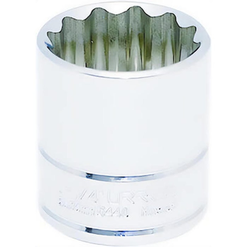 Urrea 5440 Socket, 1/2 in Drive, 12-Point, 1-1/4 in