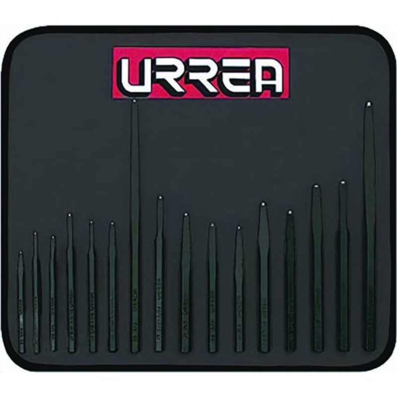 Urrea NO.6 Chisel and Punch Set, 16 pc