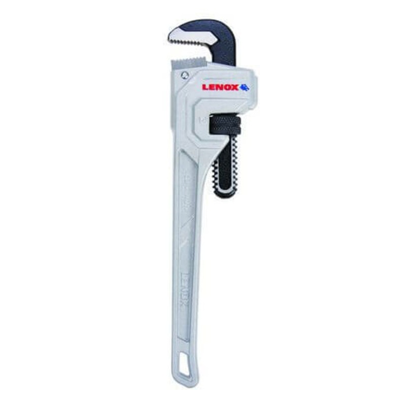 Lenox LXHT90614 Pipe Wrench, 14 in OAL, Wide Jaw, Spin Nut Adjustment