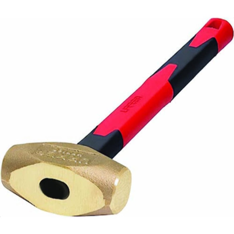 Urrea 1432FV Brass Hammer, 62 oz, FV Handle