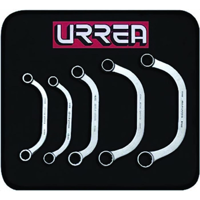 Urrea 1700CM Wrench Set, Standard Obstruction Satin, 5 pc