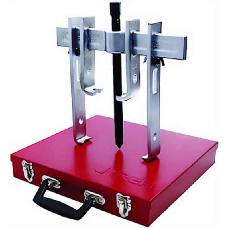 Urrea 4238B Puller, Straight Jaw, 10 ton, 8 pc