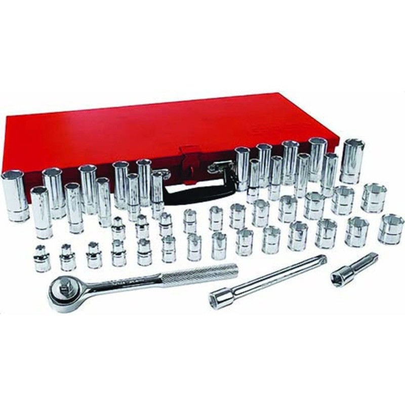 Urrea 5200B Socket and Accessory Set, 48 pc, 3/8 in
