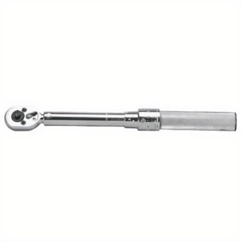Wright 3478 Micro Adjustable Torque Wrench, 3/8 in Drive, 30 to 200 in-lb, Ratcheting Head, 1 in-lb Graduation, 10.15 in OAL