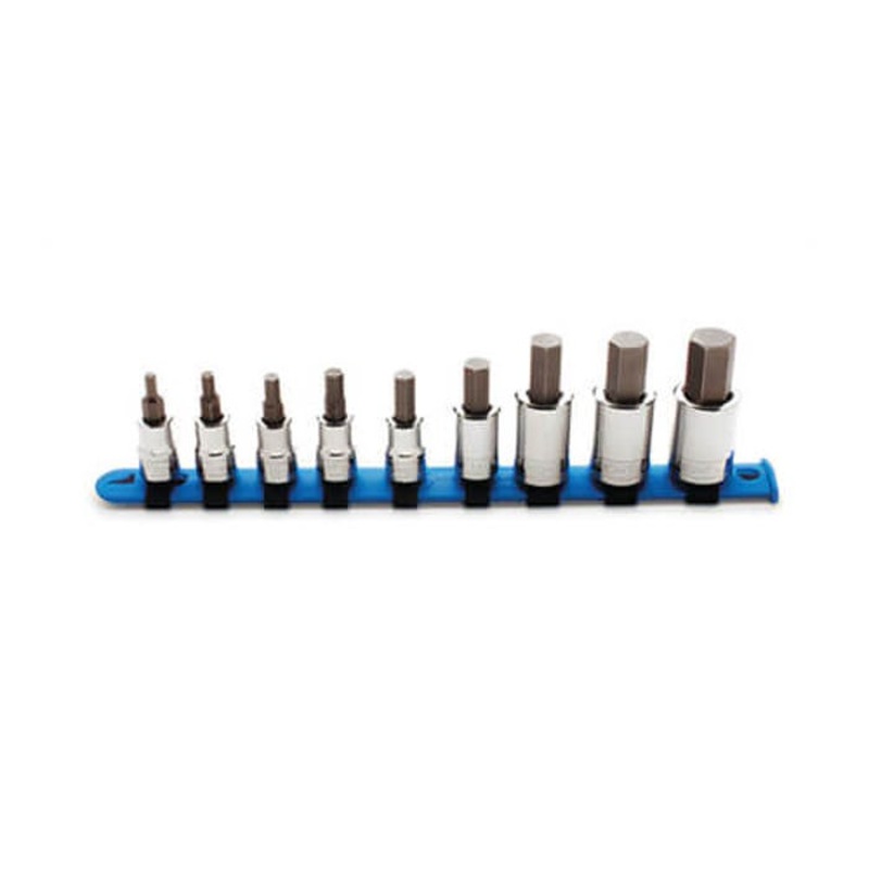 Wright 360 3/8 in & 1/2 in Drive, Hex, 9 pc Set