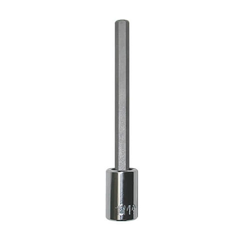 Wright 42L-14MM Drive Hex Bit Metric Socket, 1/2 in