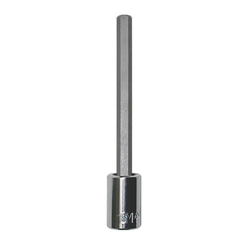 Wright 42L12 Drive Hex Bit Socket with Long, 1/2 in