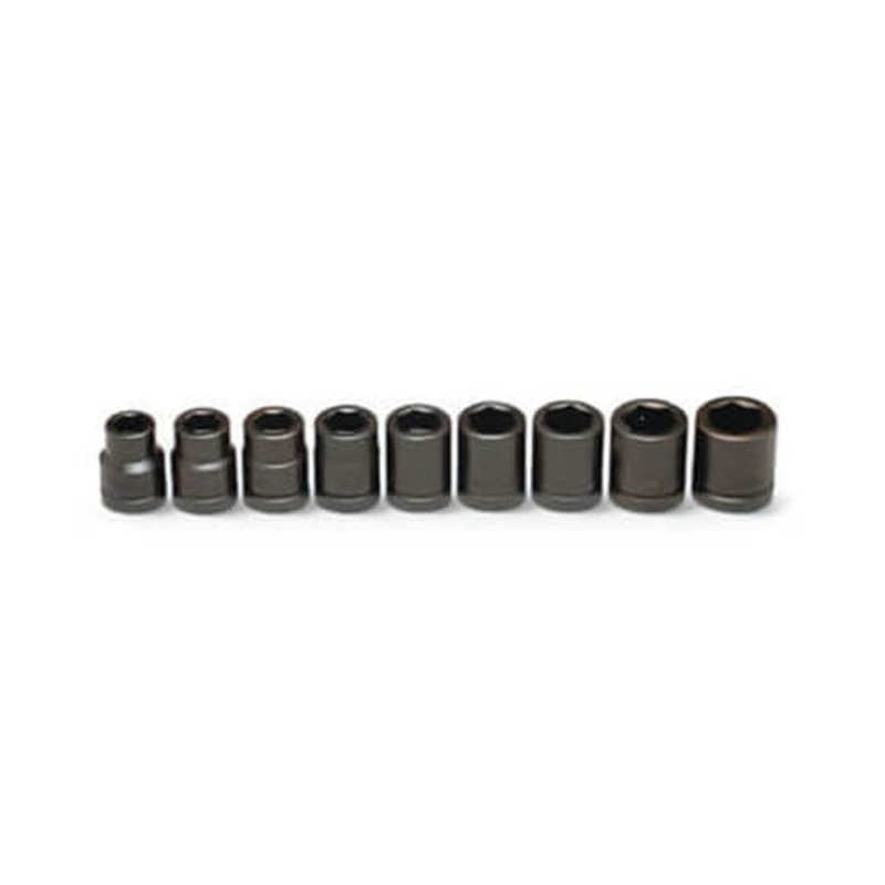 Wright 609 3/4 in Drive 9 Piece Set, 6 Point