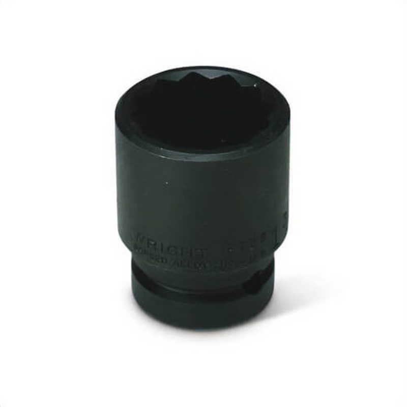 Wright 67H-23MM Socket, Shape I Style, 3/4 in Drive, 23 mm Standard Socket, 12 Points