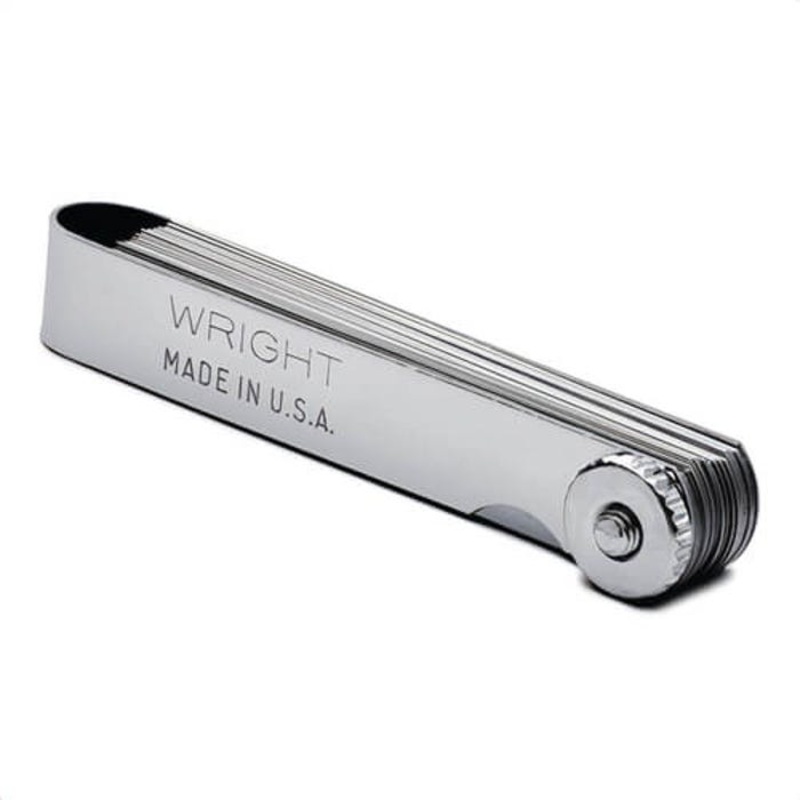 Wright 9529 Tool Metric Feeler Gauge, 25 Blade