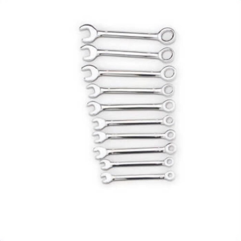 Wright Cougar Pro M788 Miniature Combination Wrench Set, 10 pc, 4 to 11 mm, Satin