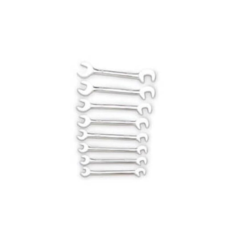 Wright E798 Tool Open End Wrench Set Mini, 8 pc