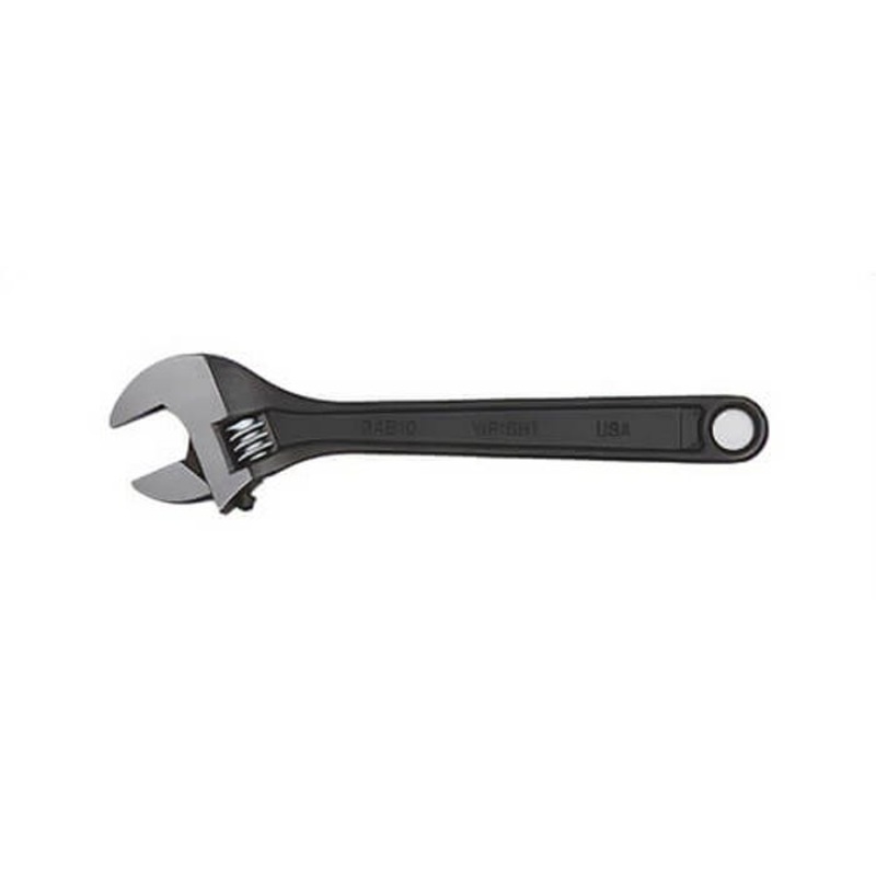 Wright E9AB10 Tool Adjustable Wrench Black Industrial