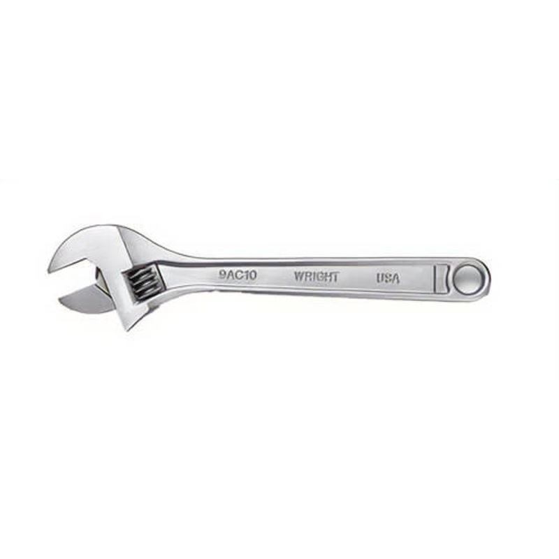Wright E9AC12 Tool Adjustable Wrench Chrome Cougar