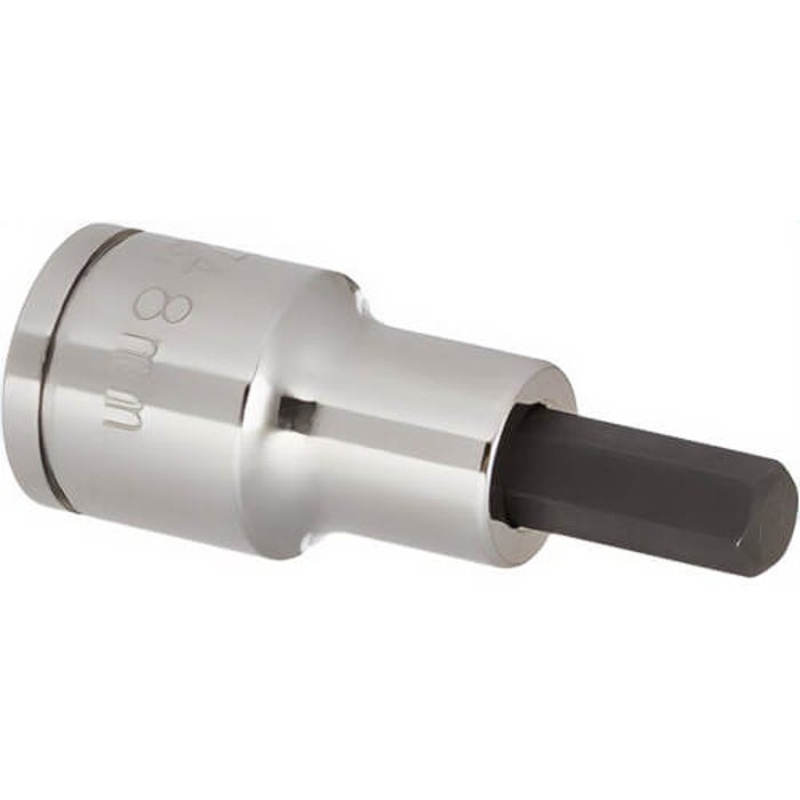 Williams 35274 Hex Bit Skt, 8 mm, 1/2 Dr