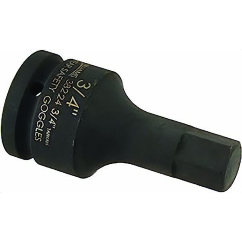Williams 38224 3/4Dr Impact Hex Socket, 3/4