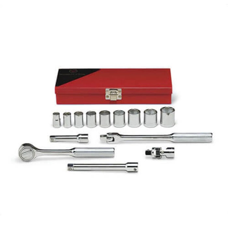 Wright 335 3/8 in Drive 14 Piece Metal Boxed Set