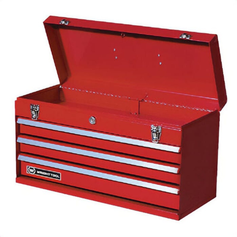 Wright WT2103RD Portable Tool Box, 12 in H x 21 in W x 8-3/4 in D