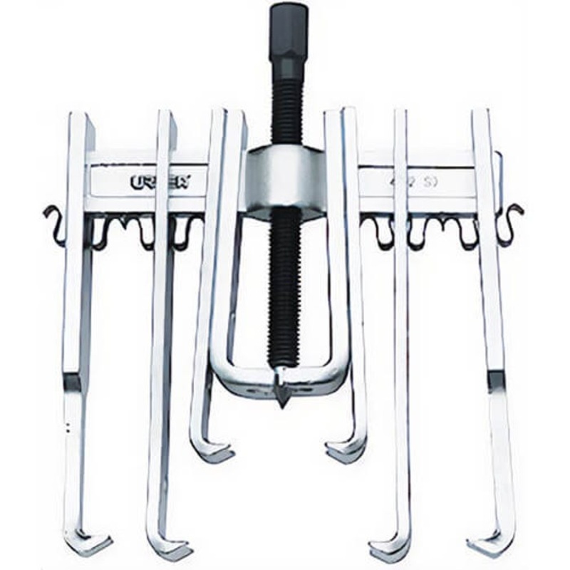 Urrea 4212SJ Puller, Straight Jaw, 14 pc, 6 ton
