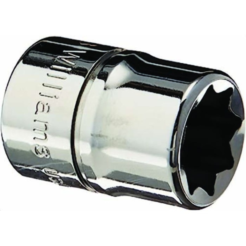 Williams JHWBD-812 3/8 Dr Standard Socket 8-Pt 3/8