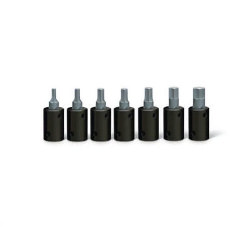 Wright 362 Tool Hex Bit, 7 pc Set, 3/8 in Drive