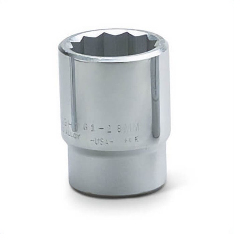 Wright 61-33MM Socket, Shape III Style, 3/4 in Square Drive