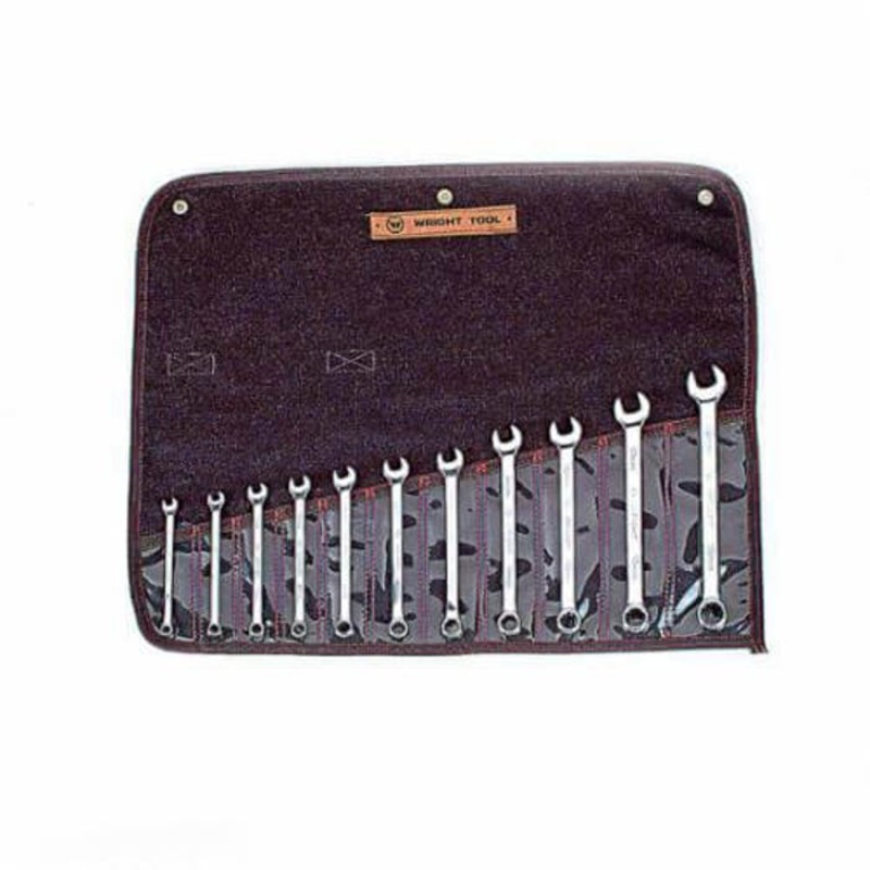 WrightGrip 950 Combination Wrench Set, 11 pc, 7 to 19 mm, Full Polished
