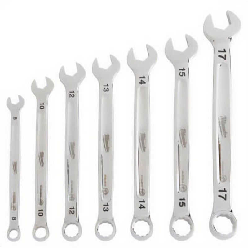 Milwaukee 48-22-9507 Combination Wrench Set, 7 pc