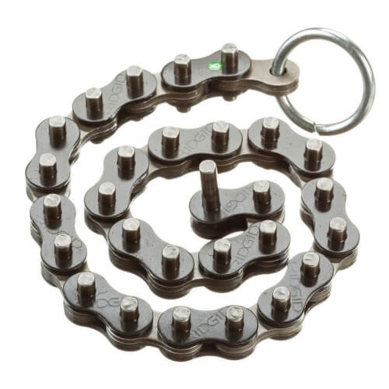 Ridgid 32530 Chain Assembly, for Use with 31310 C-12 Light Duty Chain Wrench, 15-3/4 in L Chain, Alloy Steel Handle