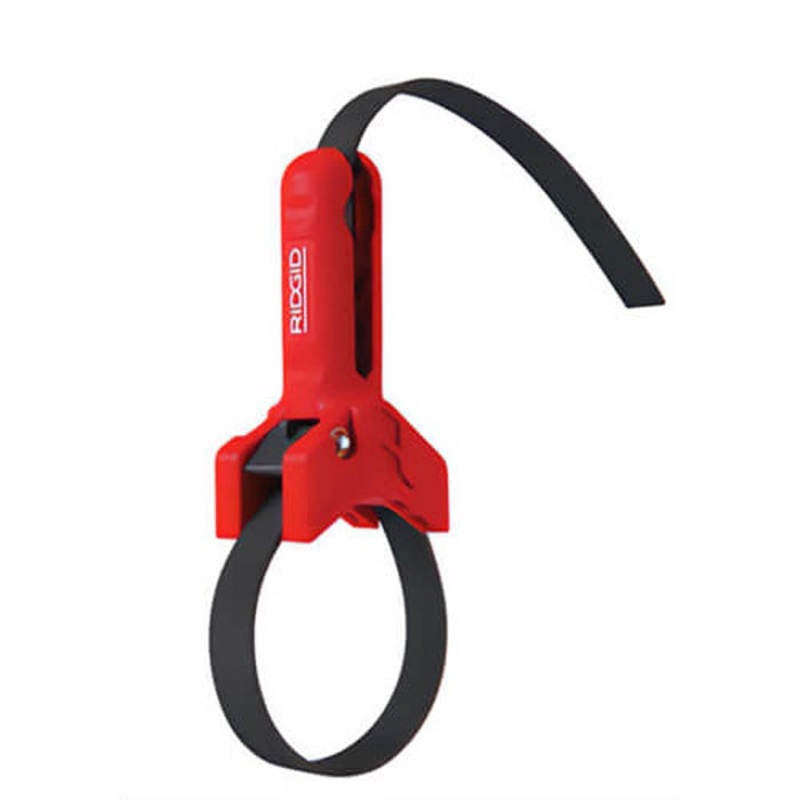 Ridgid 42478 Strap Lock Pipe Handle, for Use with 3 to 8 in dia Plastic Pipe, 31 in L Strap, 6.95 in L x 3.5 in W x 2.5 in D