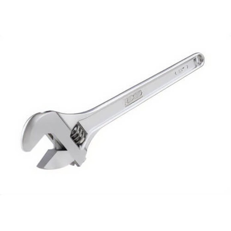Ridgid 86922 Adjustable Wrench, 1-11/16 in Wrench Opening, 15 in OAL, 15 Head, I-Beam Handle, Chrome Vanadium Alloy Steel Body