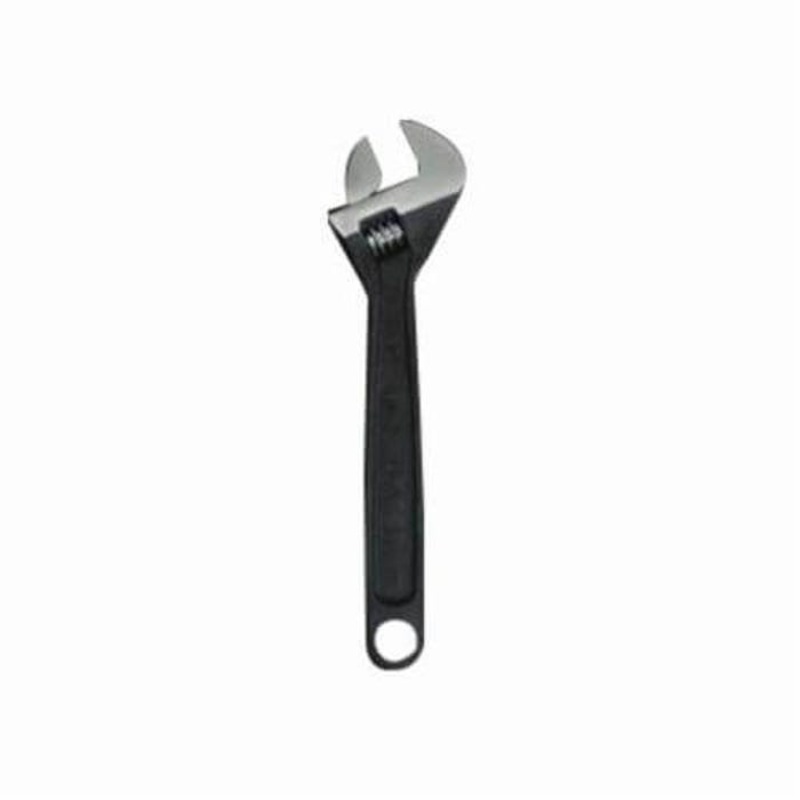 Urrea 715 Adjustable Wrench, 1-11/16 in, 15 in OAL, Alloy Steel Body, Alloy Steel, Polished Chrome/Nickel Plated, ASME B107.8