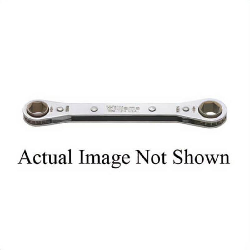 Williams Box End Wrench, Single Head, Metric, 29 mm Wrench Opening, 12 Points, 12 in OAL, Flat, Polished Chrome