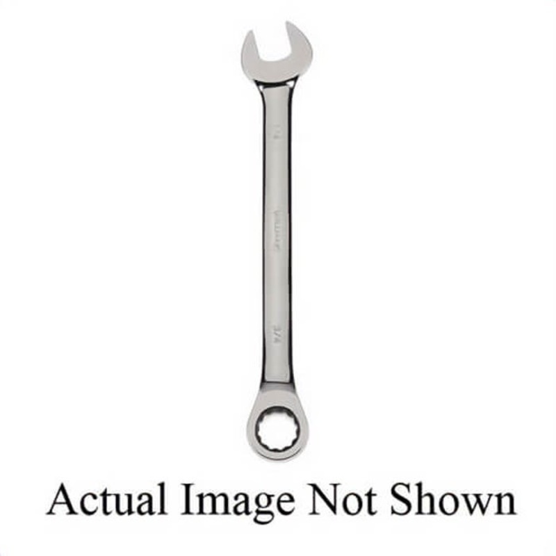 Williams JHW1228NRC Combination Wrench, Imperial, 7/8 in Wrench Opening, 12 Points, 72 Geared Teeth, 1-3/4 in Open End Width