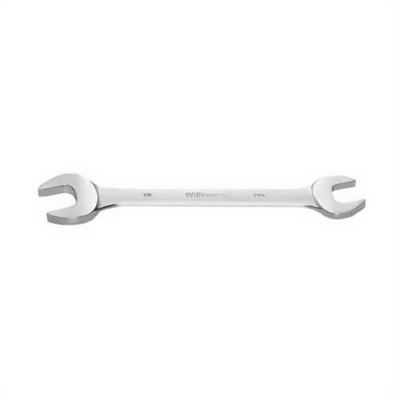 Williams JHW1729 Open End Wrench, Imperial, 5/8 x 3/4 in Wrench Opening, 45 Offset, 1-5/16 x 1-9/16 in Open End Width