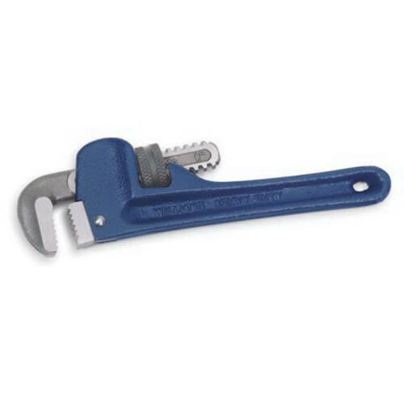 Williams Pipe Wrench, Heavy Duty, 2-1/8 in, 12 in OAL, Hook Jaw, Plain Grip, Cast Iron Handle, Standard Adjustment